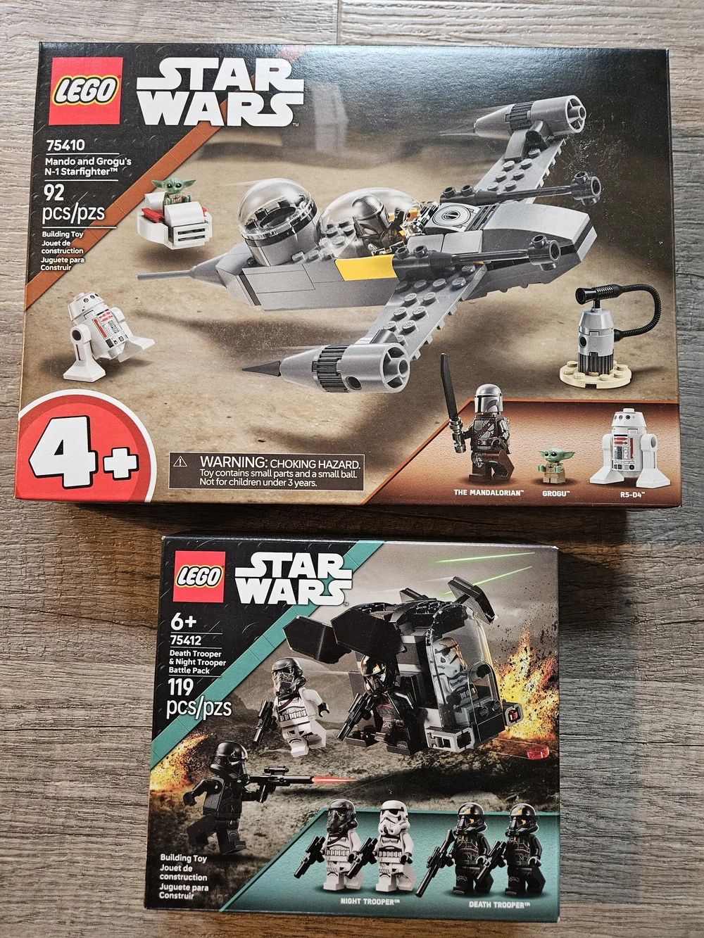 Lego Star Wars Gray, Black & White N-1 Starfighter and Trooper Battle Pack